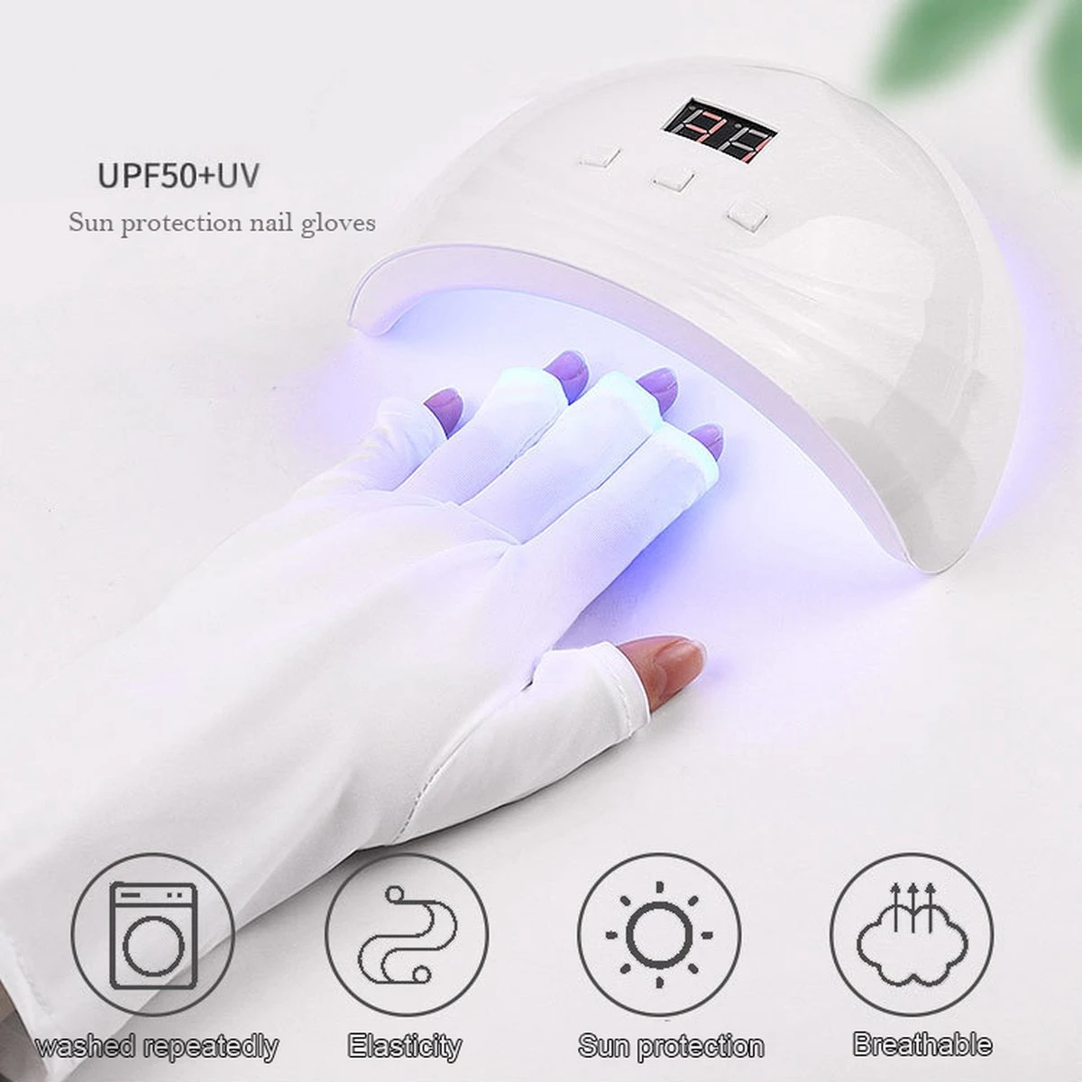 Anti | UV | Stralings Beschermings | Handschoenen | UV Lamp | UV Handschoenen| Nageldrogerlamp | Manucure | Gel Nagels 3 Anti | UV | Stralings Beschermings | Handschoenen | UV Lamp | UV Handschoenen| Nageldrogerlamp | Manucure | Gel Nagels