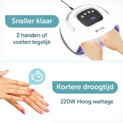 ForDig 220W Professionele Nageldroger Voor Gel Nagels - Nagellak Droger Met UV LED Lamp En Timer Voor Gelnagels - Nageldrogerlamp Met 57 LED Lampjes Voor Nagel Gellak - Geschikt Voor Manicure En Pedicure - Nagellakdroger Hard Gelpolish Builder 10 ForDig 220W Professionele Nageldroger Voor Gel Nagels - Nagellak Droger Met UV LED Lamp En Timer Voor Gelnagels - Nageldrogerlamp Met 57 LED Lampjes Voor Nagel Gellak - Geschikt Voor Manicure En Pedicure - Nagellakdroger Hard Gelpolish Builder -Cosmetica Serie Winkel 1200x1200 994