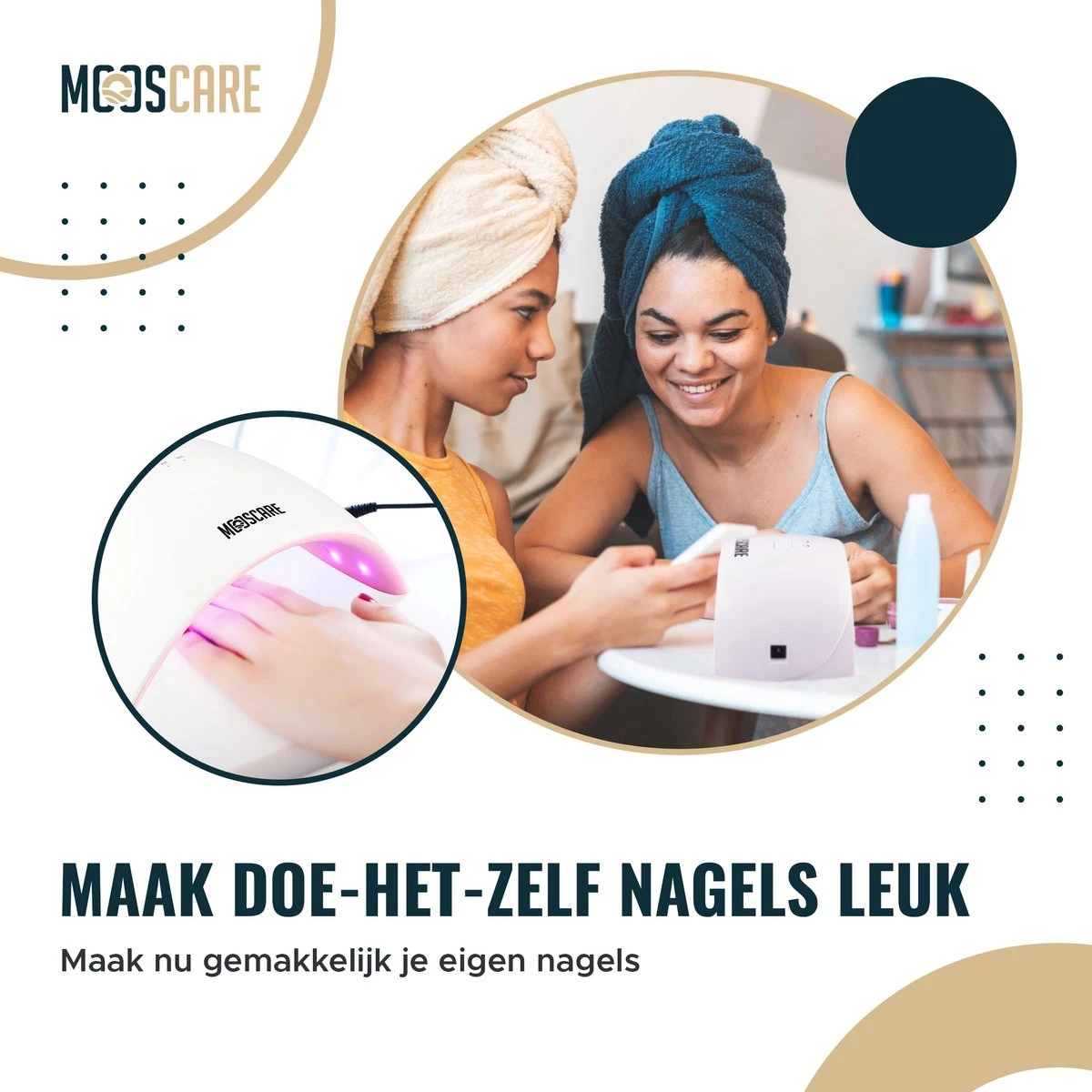 MOOSCARE 36 Watt LED Lamp Voor Gellak Nagels – Nageldroger – Gellak Lamp - UV Lamp Gelnagels - Nail Art Nagellamp - Gel Nagellak Nageldroger 7 MOOSCARE 36 Watt LED Lamp Voor Gellak Nagels – Nageldroger – Gellak Lamp - UV Lamp Gelnagels - Nail Art Nagellamp - Gel Nagellak Nageldroger - Afbeelding 5