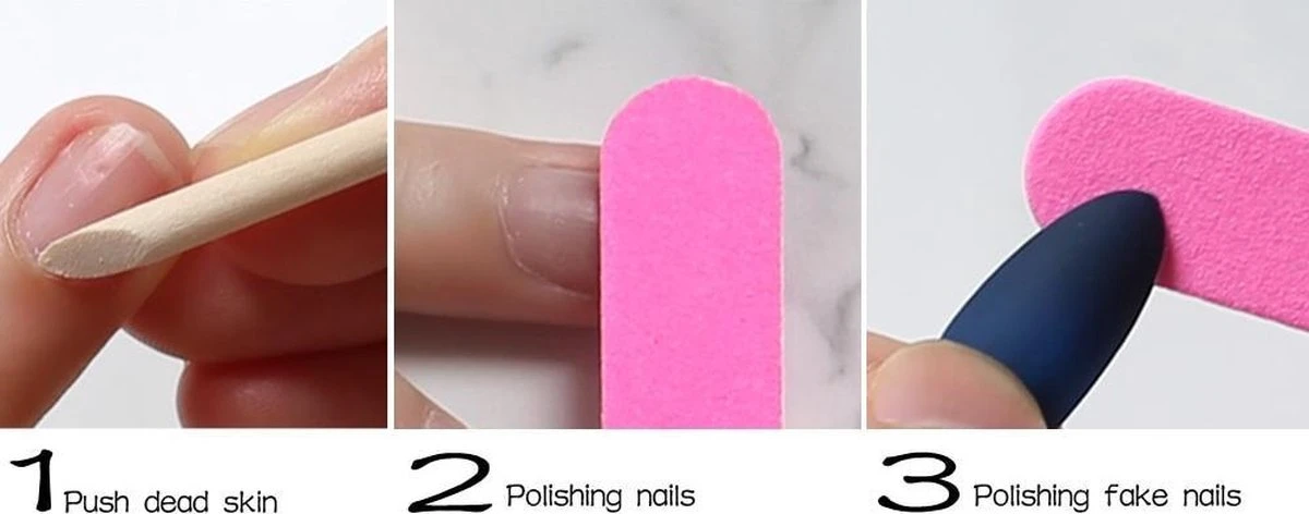 Merkloos Witte Lijntjes Nagels - Plaktabs - Plaknagels - Medium Lang 5 Merkloos Witte Lijntjes Nagels - Plaktabs - Plaknagels - Medium Lang - Afbeelding 3