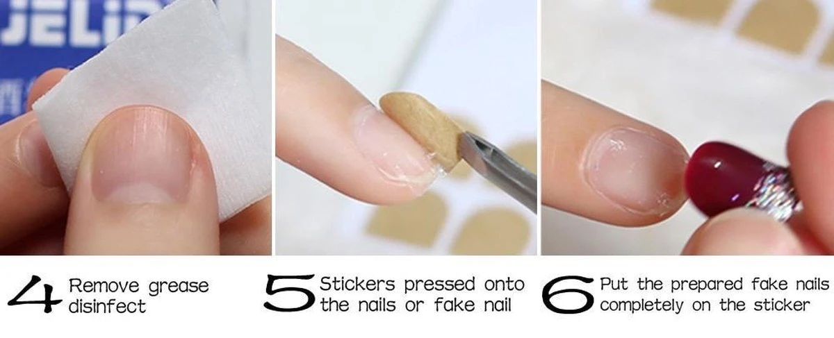 Merkloos Witte Lijntjes Nagels - Plaktabs - Plaknagels - Medium Lang 7 Merkloos Witte Lijntjes Nagels - Plaktabs - Plaknagels - Medium Lang - Afbeelding 5