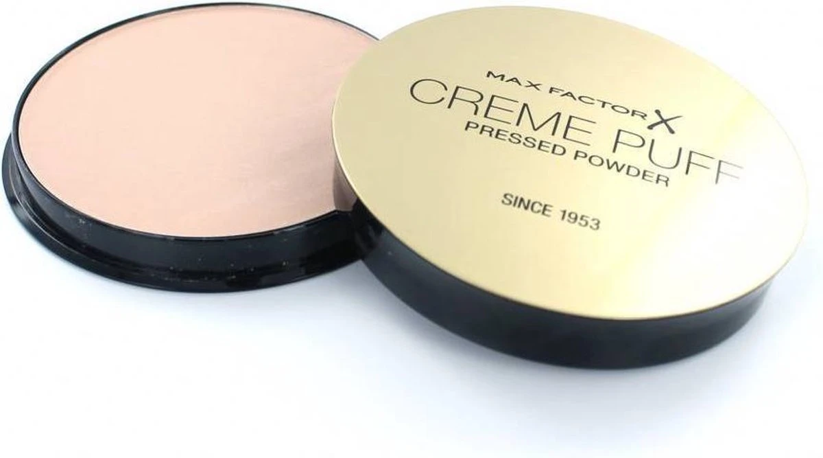 Max Factor Creme Puff Compact Gezichtspoeder - 13 Nouveau Beige 3 Max Factor Creme Puff Compact Gezichtspoeder - 13 Nouveau Beige