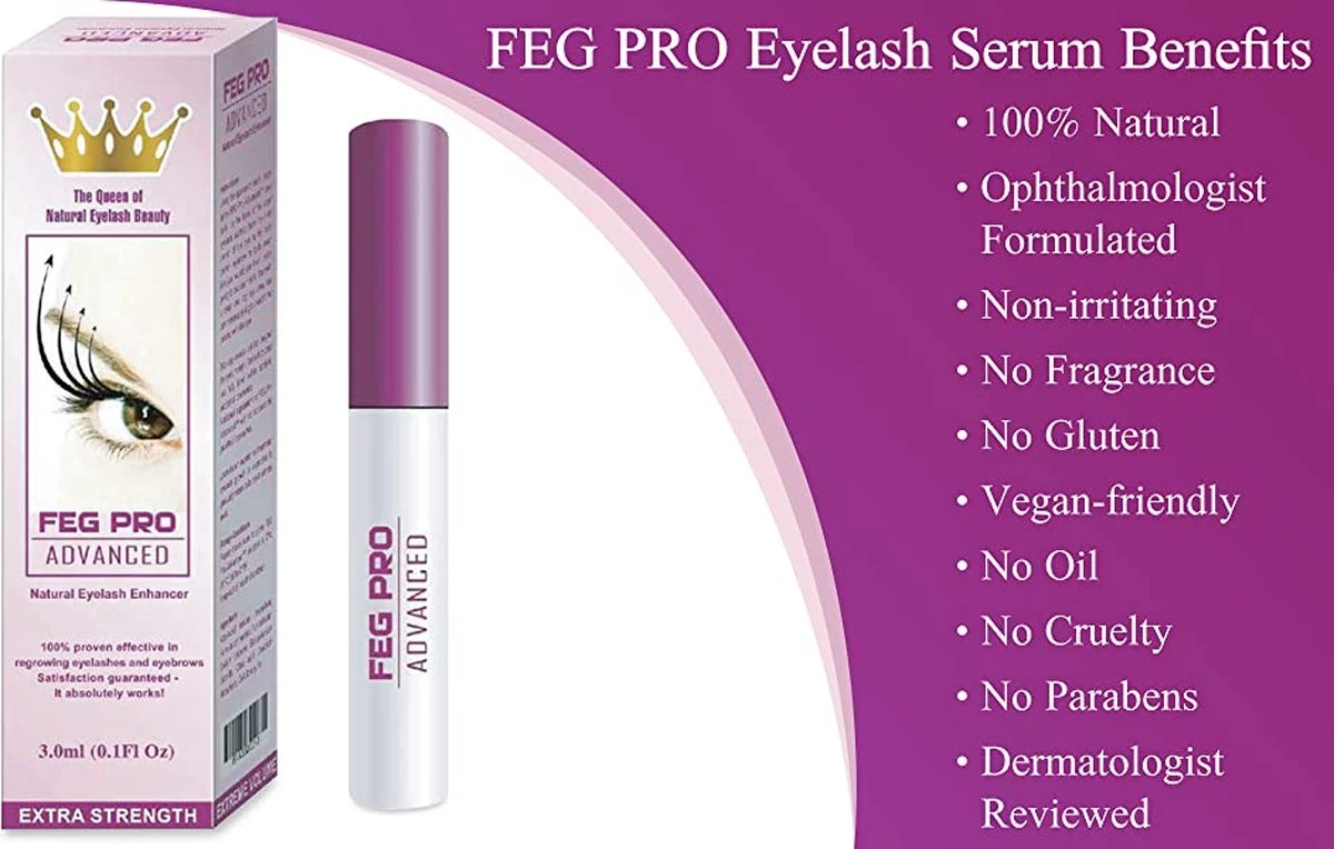 Merkloos FEG Pro Geavanceerde Wimpeserum | Wimper Groei Booster | Wimper Behandelingen | Serum Enhancer | Originele Feg Eyelash Enhancer Eyelash Serum Eyebrow Enhancer Eyebrow Serum 8 Merkloos FEG Pro Geavanceerde Wimpeserum | Wimper Groei Booster | Wimper Behandelingen | Serum Enhancer | Originele Feg Eyelash Enhancer Eyelash Serum Eyebrow Enhancer Eyebrow Serum - Afbeelding 6
