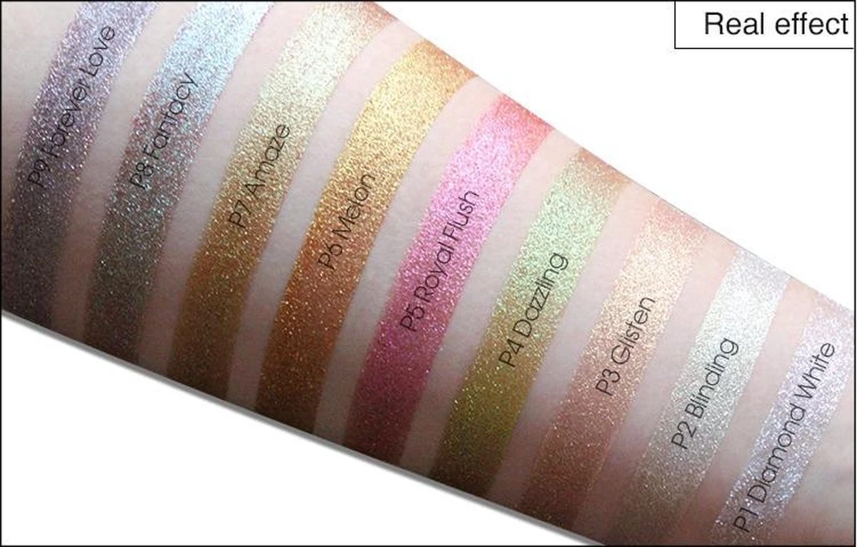 Professionele Glitter Oogschaduw Poeder - Make-Up - Opmaken 10 Professionele Glitter Oogschaduw Poeder - Make-Up - Opmaken - Afbeelding 8