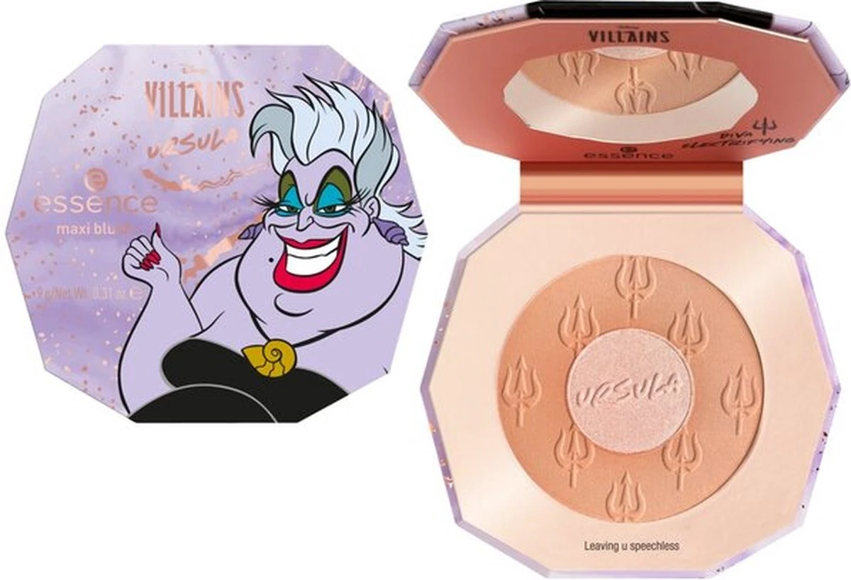 Essence Blush- Blush Palet - Disney Villains Ursula 3 Essence Blush- Blush Palet - Disney Villains Ursula