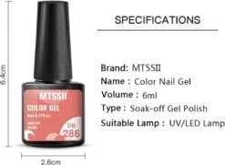 Mtssii - Gelnagel Kit - 5 Kleuren Gellak - Nude En Rood Tinten - Starterkit - Manicure Set - 54 Watt UV Lamp - Gel Nagels Starterspakket - Nepnagels - -Cosmetica Serie Winkel 1200x880