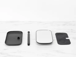 Brabantia ReNew Make-up Spiegel - Met Accessoireschaal - Dark Grey -Cosmetica Serie Winkel 1200x899 9