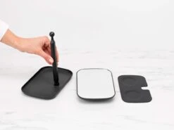 Brabantia ReNew Make-up Spiegel - Met Accessoireschaal - Dark Grey -Cosmetica Serie Winkel 1200x900 11