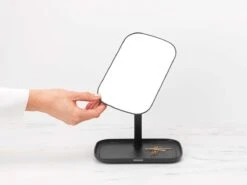 Brabantia ReNew Make-up Spiegel - Met Accessoireschaal - Dark Grey -Cosmetica Serie Winkel 1200x900 9