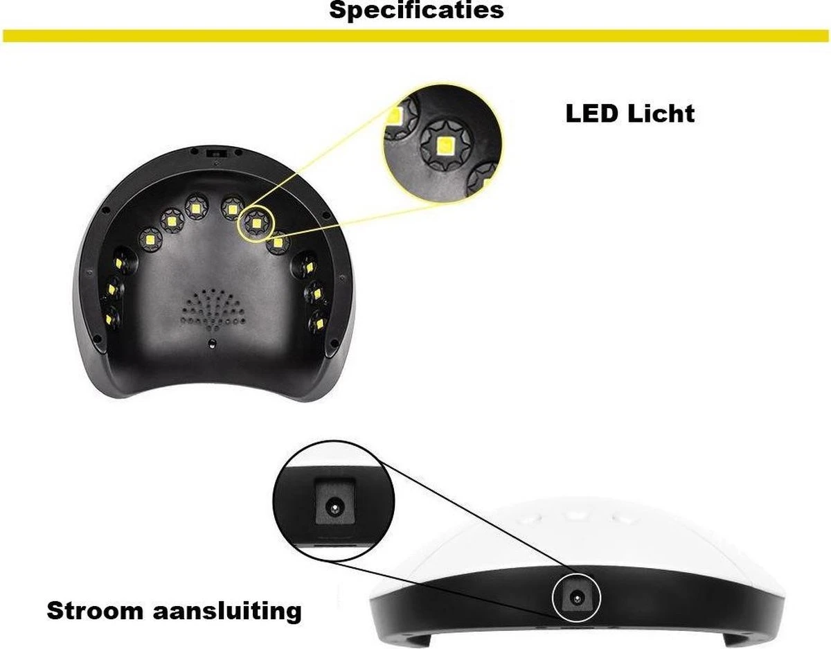 Gellak Starterspakket - Gellak - Gelnagel Kit - UV Lamp 36W - LED - Manicure Set - 12 Kleuren Gel Polish - Nail Art - Nagellamp - Nagelboor - Nageldroger - Nagellak 10 Gellak Starterspakket - Gellak - Gelnagel Kit - UV Lamp 36W - LED - Manicure Set - 12 Kleuren Gel Polish - Nail Art - Nagellamp - Nagelboor - Nageldroger - Nagellak - Afbeelding 8