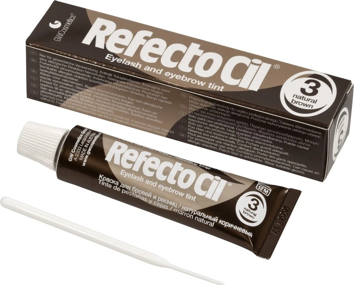 RefectoCil Wenkbrauw- En Wimperverf - Nr. 3 Bruin - 15 Ml 5 RefectoCil Wenkbrauw- En Wimperverf - Nr. 3 Bruin - 15 Ml - Afbeelding 3