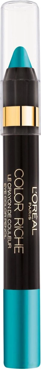 L'Oreal Paris Color Riche - Paradis Turquois 15 - Blauw - Oogpotlood 5 L'Oreal Paris Color Riche - Paradis Turquois 15 - Blauw - Oogpotlood - Afbeelding 3