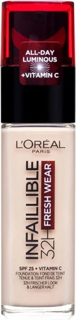 L'Oréal Infallible 24H Fresh Wear Foundation - 110 Rose Vanilla -Cosmetica Serie Winkel 288x1200