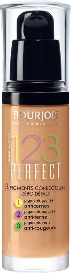 Bourjois 123 Perfect Foundation 057 Hâlé Clair -Cosmetica Serie Winkel 313x1200 4
