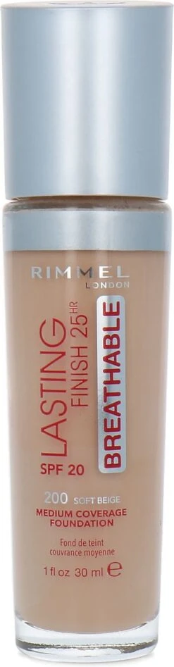 Rimmel London Rimmel Lasting Finish Breathable Foundation - 100 Ivory 29 Rimmel London Rimmel Lasting Finish Breathable Foundation - 100 Ivory -Cosmetica Serie Winkel 313x1200 6