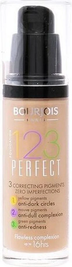 Bourjois 123 Perfect Foundation 057 Hâlé Clair -Cosmetica Serie Winkel 326x1200 3