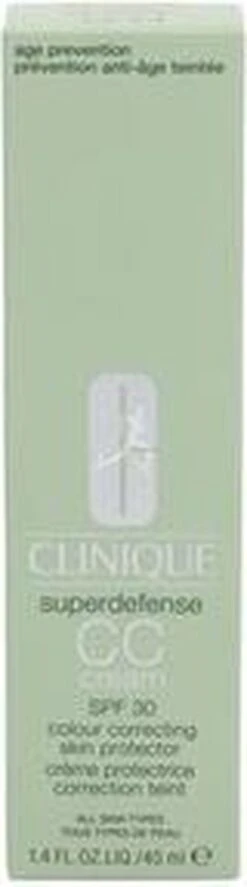 Clinique Superdefense CC Cream SPF30 - 04 Medium - CC Cream - 40 Ml 20 Clinique Superdefense CC Cream SPF30 - 04 Medium - CC Cream - 40 Ml -Cosmetica Serie Winkel 334x1200 2