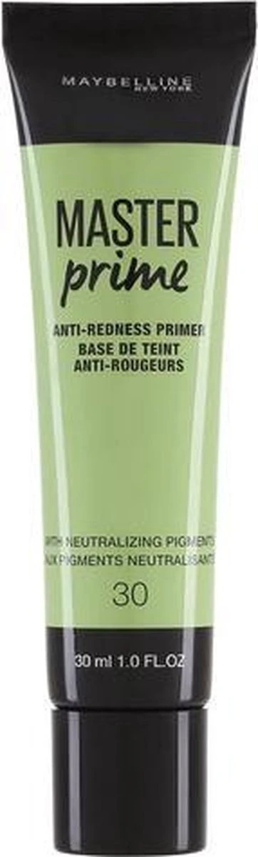 Maybelline Master Prime - 30 Anti Redness - Primer 14 Maybelline Master Prime - 30 Anti Redness - Primer - Afbeelding 12