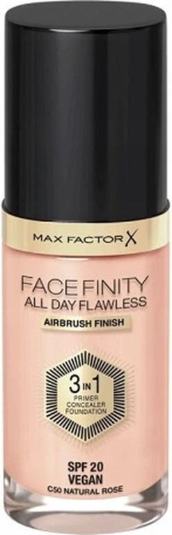 Max Factor Facefinity All Day Flawless 3-in-1 Liquid Foundation - 050 Natural 36 Max Factor Facefinity All Day Flawless 3-in-1 Liquid Foundation - 050 Natural -Cosmetica Serie Winkel 386x1200 3