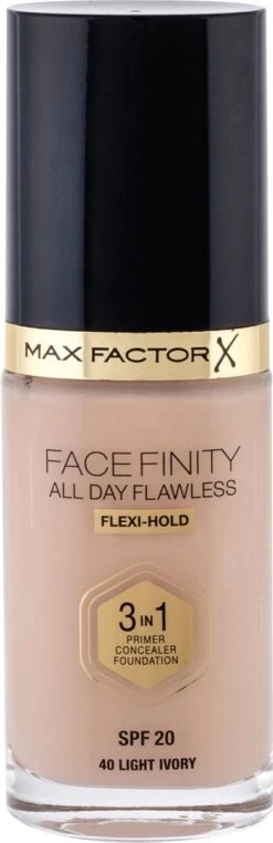 Max Factor Facefinity All Day Flawless 3-in-1 Liquid Foundation - 050 Natural 34 Max Factor Facefinity All Day Flawless 3-in-1 Liquid Foundation - 050 Natural -Cosmetica Serie Winkel 389x1200 2