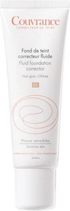 Avene Couvrance Fluid Foundation Corrector SPF20 30ml -Cosmetica Serie Winkel 400x1200 4