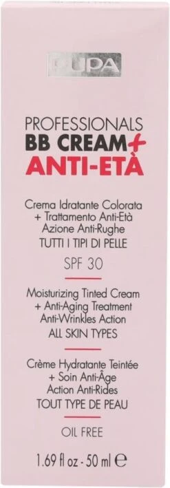 PUPA Milano Pupa Professionals BB Creme Anti-Eta SPF30 002 Sand -Cosmetica Serie Winkel 418x1200 3