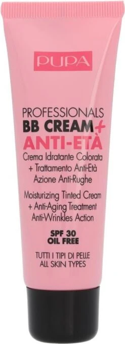 PUPA Milano Pupa Professionals BB Creme Anti-Eta SPF30 002 Sand -Cosmetica Serie Winkel 437x1200 2