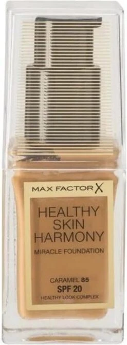 Max Factor Healthy Skin Harmony Foundation - 85 Caramel 30 Max Factor Healthy Skin Harmony Foundation - 85 Caramel -Cosmetica Serie Winkel 441x1200