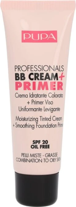 Pupa BB Cream + Primer For Combination To Oily Skin - 002 Sand 19 Pupa BB Cream + Primer For Combination To Oily Skin - 002 Sand -Cosmetica Serie Winkel 443x1200 2