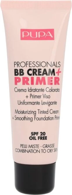Pupa BB Cream + Primer For Combination To Oily Skin - 002 Sand 20 Pupa BB Cream + Primer For Combination To Oily Skin - 002 Sand -Cosmetica Serie Winkel 443x1200 3
