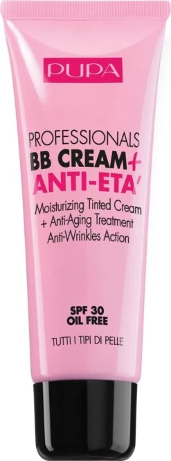 Pupa Milano Professionals BB Cream + Anti-Eta - 001 Nude 22 Pupa Milano Professionals BB Cream + Anti-Eta - 001 Nude -Cosmetica Serie Winkel 447x1200 1