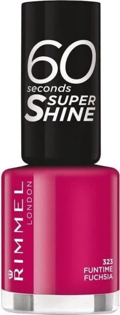 Rimmel London 60 Seconds Supershine Nagellak - 323 Funtime Fuchsia 20 Rimmel London 60 Seconds Supershine Nagellak - 323 Funtime Fuchsia -Cosmetica Serie Winkel 460x1200 4