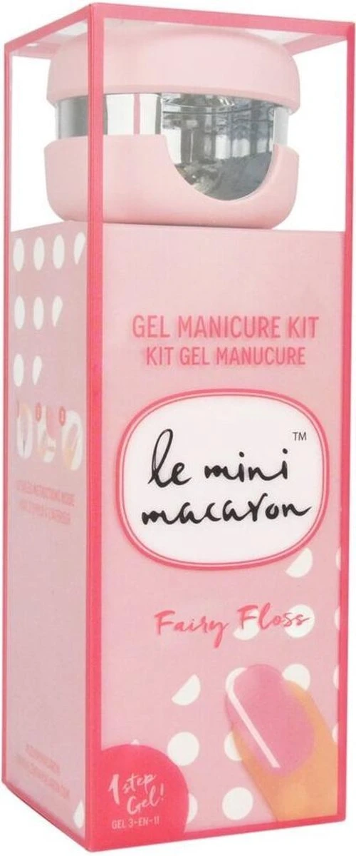Le Mini Macaron Fairy Floss Gel Manicure Kit - 3-in-1 Manicure Kit - Fairy Floss 4 Le Mini Macaron Fairy Floss Gel Manicure Kit - 3-in-1 Manicure Kit - Fairy Floss - Afbeelding 2
