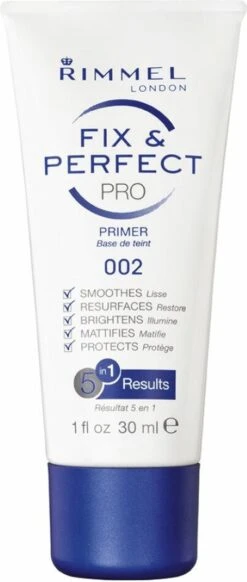 Rimmel London Fix & Perfect Make-Up Primer - 002 Transparent - 30 Ml -Cosmetica Serie Winkel 509x1200 4