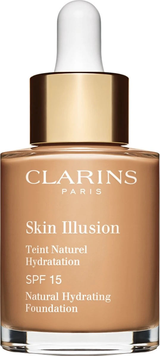 Clarins Skin Illusion Teint Naturel Hydratation - SPF 15 - Foundation - 111 Auburn - 30 Ml 7 Clarins Skin Illusion Teint Naturel Hydratation - SPF 15 - Foundation - 111 Auburn - 30 Ml - Afbeelding 5