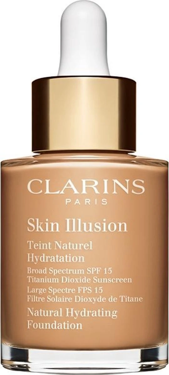 Clarins Skin Illusion Teint Naturel Hydratation - SPF 15 - Foundation - 111 Auburn - 30 Ml 3 Clarins Skin Illusion Teint Naturel Hydratation - SPF 15 - Foundation - 111 Auburn - 30 Ml
