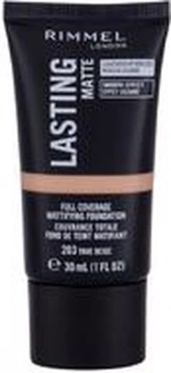 Rimmel London Lasting Matte Foundation - 200 Soft Beige 23 Rimmel London Lasting Matte Foundation - 200 Soft Beige -Cosmetica Serie Winkel 552x1200 2