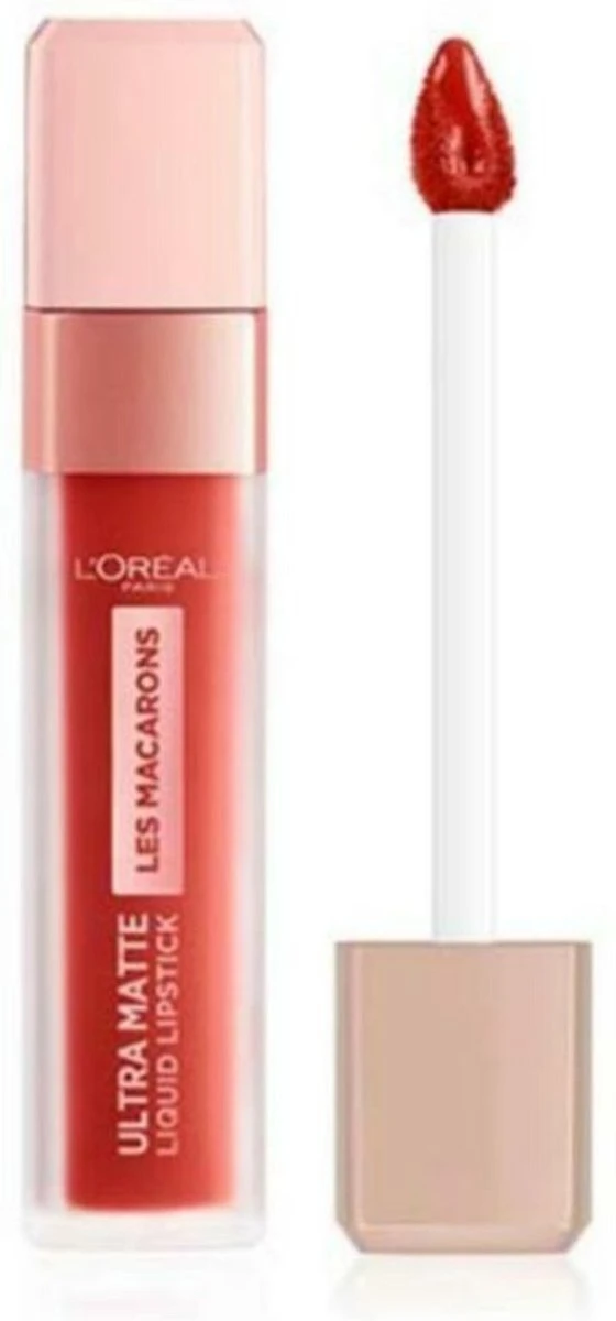 L’Oréal Paris Les Macarons Langhoudende Matte Lipstick - 834 Infinite Spice - Nude - 6,7 Ml 14 L’Oréal Paris Les Macarons Langhoudende Matte Lipstick - 834 Infinite Spice - Nude - 6,7 Ml - Afbeelding 12