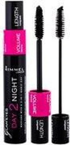 Rimmel London Day2Night 2-in-1 Mascara Voor Een Dag- En Avondlook - 001 Black 24 Rimmel London Day2Night 2-in-1 Mascara Voor Een Dag- En Avondlook - 001 Black -Cosmetica Serie Winkel 583x1200