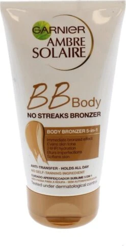 Garnier Ambre Solaire No Streaks BB Body Bronzer - 150 Ml -Cosmetica Serie Winkel 615x1200 1