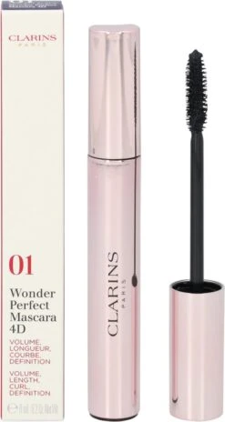 Clarins Wonder Perfect Mascara 4D Mascara - 01 Perfect Black - Zwart 32 Clarins Wonder Perfect Mascara 4D Mascara - 01 Perfect Black - Zwart -Cosmetica Serie Winkel 639x1200
