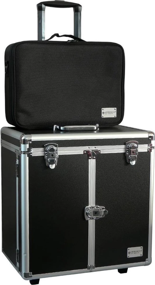 Veronica NAIL-PRODUCTS Aluminium Pedicure Koffer - Bijpassende Nylon Tas - Speciaal Voor Pedicure Motor 3 Veronica NAIL-PRODUCTS Aluminium Pedicure Koffer - Bijpassende Nylon Tas - Speciaal Voor Pedicure Motor