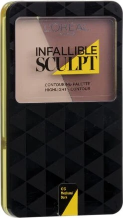 L'Oréal Paris Infallible - 300 Medium - Sculpt Palette -Cosmetica Serie Winkel 679x1200