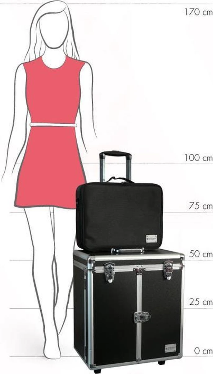 Veronica NAIL-PRODUCTS Aluminium Pedicure Koffer - Bijpassende Nylon Tas - Speciaal Voor Pedicure Motor 4 Veronica NAIL-PRODUCTS Aluminium Pedicure Koffer - Bijpassende Nylon Tas - Speciaal Voor Pedicure Motor - Afbeelding 2