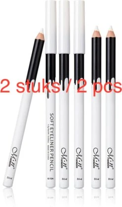 Witte Soft Eyeliner - 2 Stuks - Zachte Eyeliner - White Eyeliner - 2 Pieces - 12 Witte Soft Eyeliner - 2 Stuks - Zachte Eyeliner - White Eyeliner - 2 Pieces - -Cosmetica Serie Winkel 707x1200 1