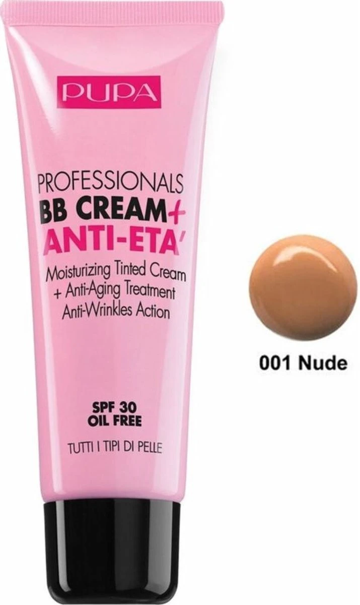 Pupa Milano Professionals BB Cream + Anti-Eta - 001 Nude 3 Pupa Milano Professionals BB Cream + Anti-Eta - 001 Nude