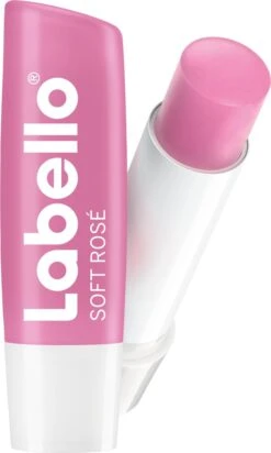 Labello - Lippenbalsem Soft Rosé - Lipverzorging - Lipbalm - Droge Lippen - 24 Uurs Werking - Dames - Meisjes - Kunststof - Roze -Cosmetica Serie Winkel 720x1200