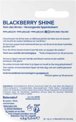 Labello Blackberry Shine - Lippenbalsem -Cosmetica Serie Winkel 747x1200 1