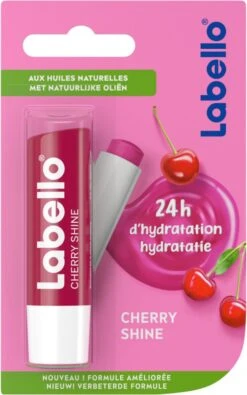 Labello Cherry Shine Lippenbalsem - 4 Balsems -Cosmetica Serie Winkel 751x1200