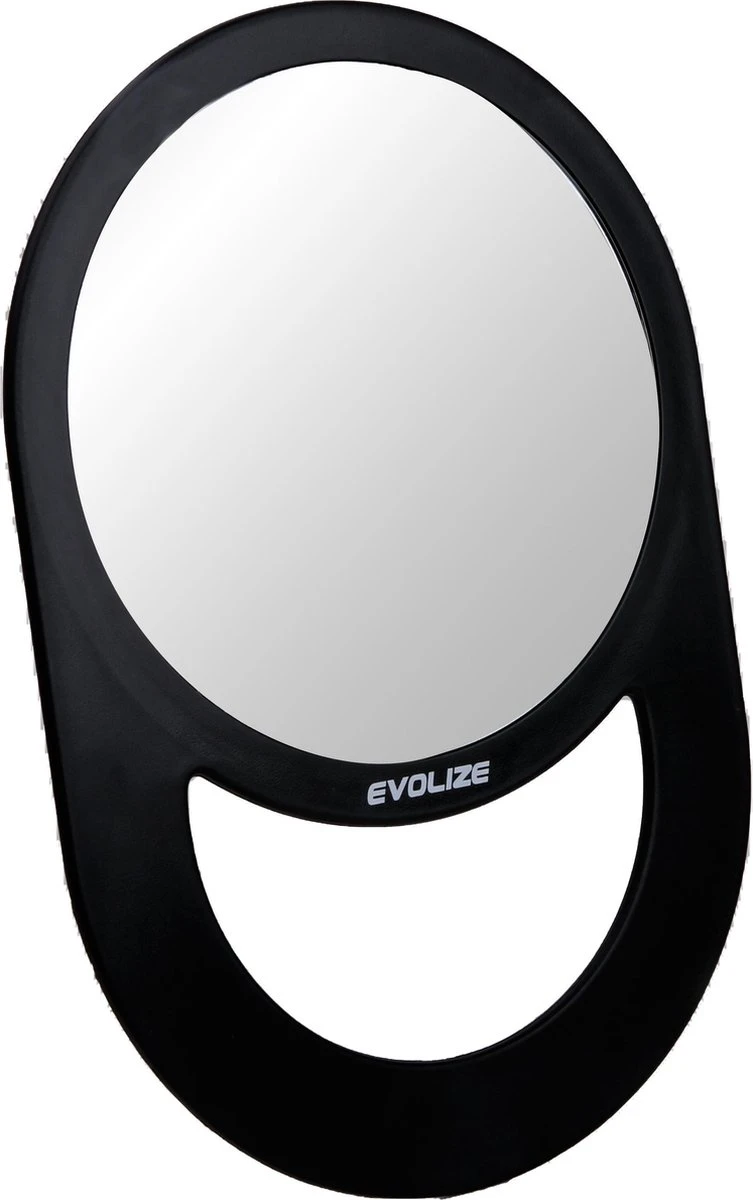 Evolize Onbreekbare Spiegel Met Handvat - Ø 16,5 Cm - Ophangbaar - Rond - Handspiegel - Kappersspiegel - Reisspiegel - Make Up - Afmeting: 28 X 19 Cm - Zwart 6 Evolize Onbreekbare Spiegel Met Handvat - Ø 16,5 Cm - Ophangbaar - Rond - Handspiegel - Kappersspiegel - Reisspiegel - Make Up - Afmeting: 28 X 19 Cm - Zwart - Afbeelding 4